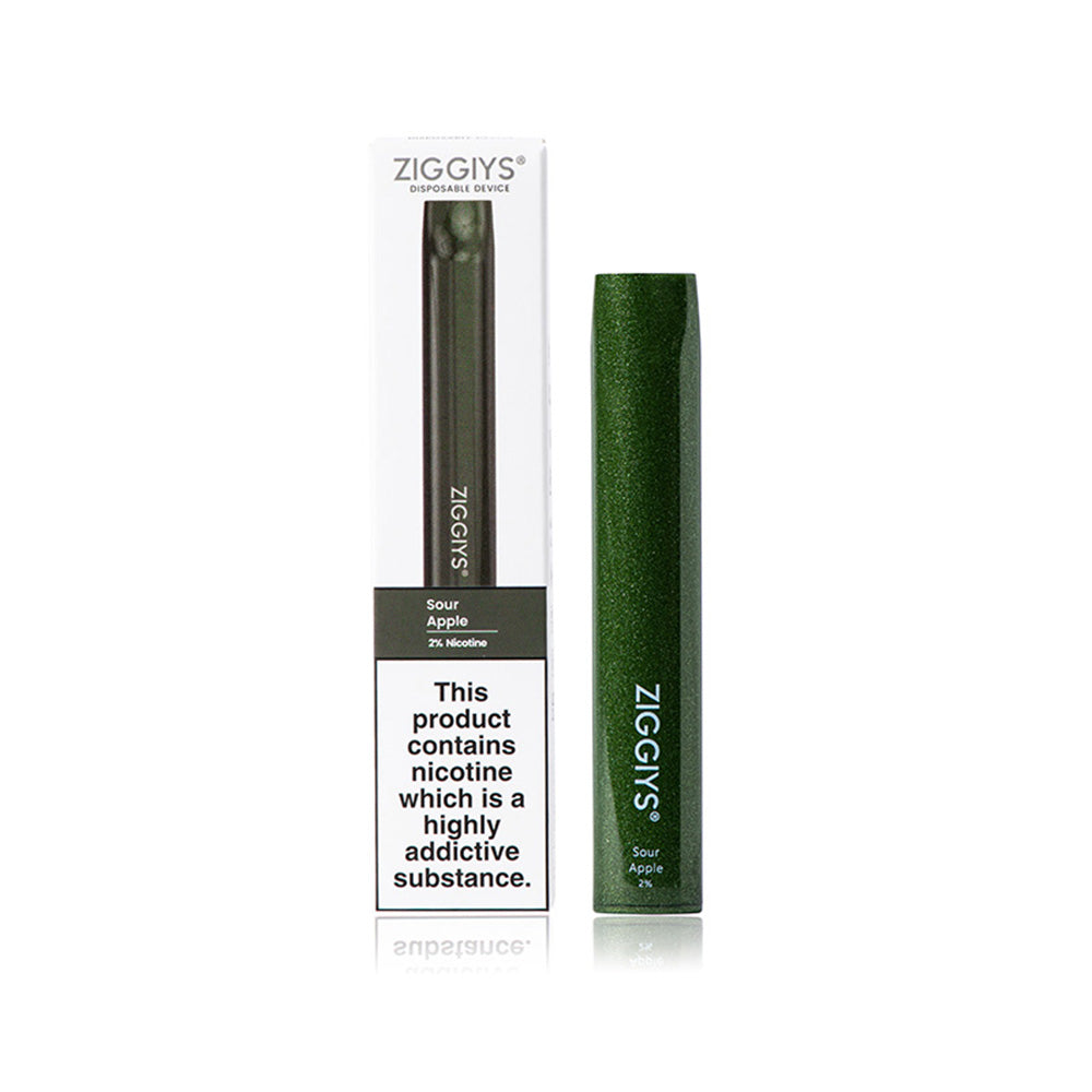 Ziggiys G6 Sour Apple Disposable Vape