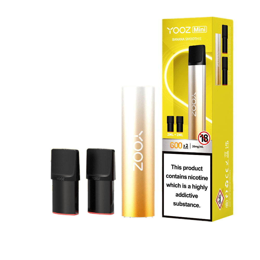 YOOZ Mini Pod Vape Starter Kit Banana Smoothie