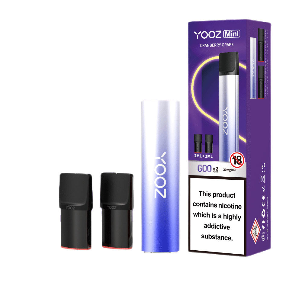 YOOZ Mini Pod Vape Starter Kit Cranberry Grape