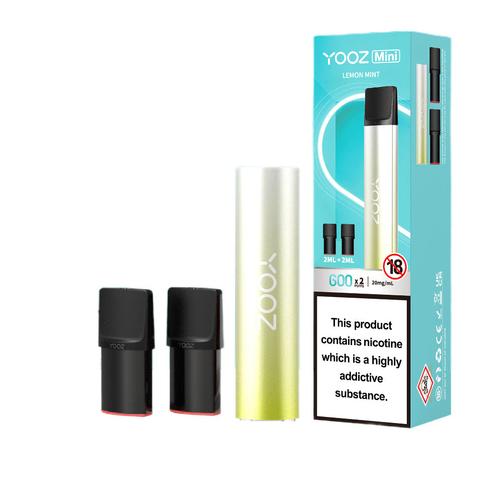 YOOZ Mini Pod Vape Starter Kit Lemon Mint