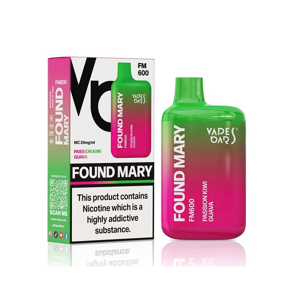 Found Mary Passion Kiwi Guava Disposable Vape