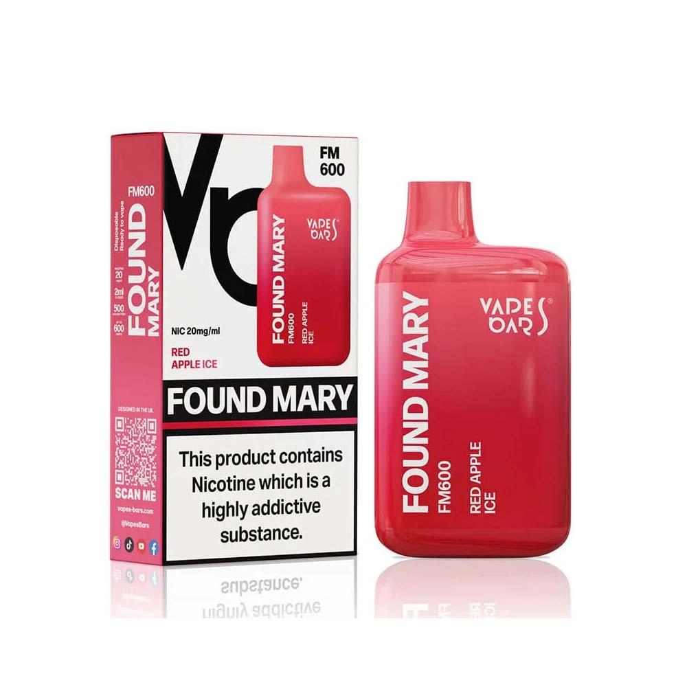 Found Mary Red Apple Ice Disposable Vape