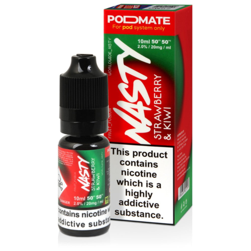 Nasty Juice PodMate Strawberry & Kiwi E Liquid 10ml
