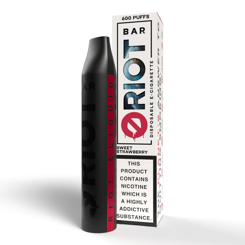 Riot Squad Riot Bar Sweet Strawberry Disposable Vape Pen