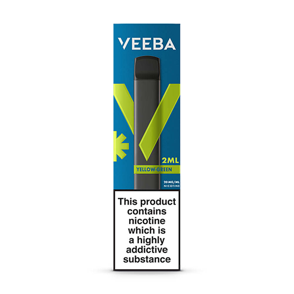 Veeba Yellow Green Disposable Vape