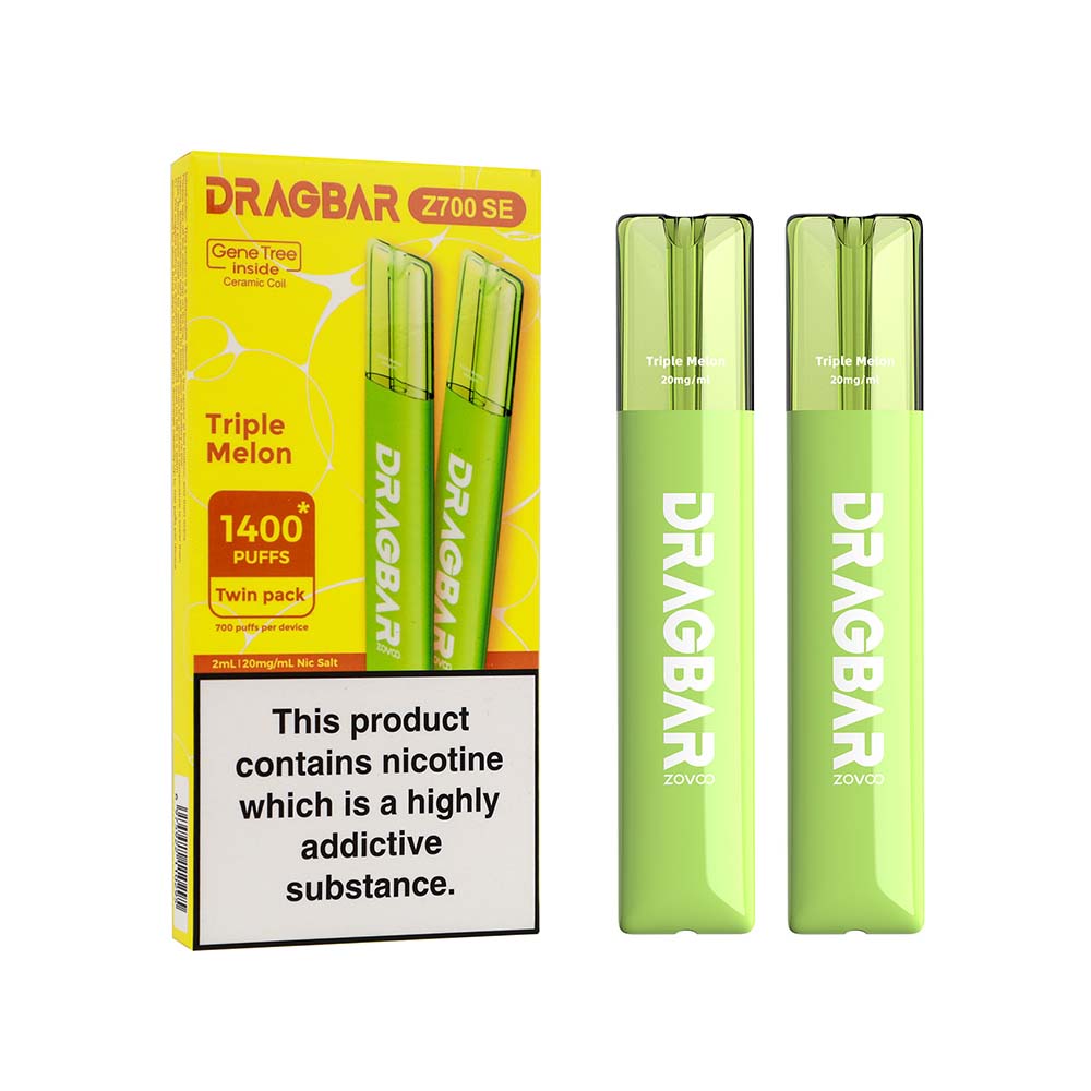 VooPoo Dragbar Z700 SE Triple Melon Disposable Vape (2 Pack)