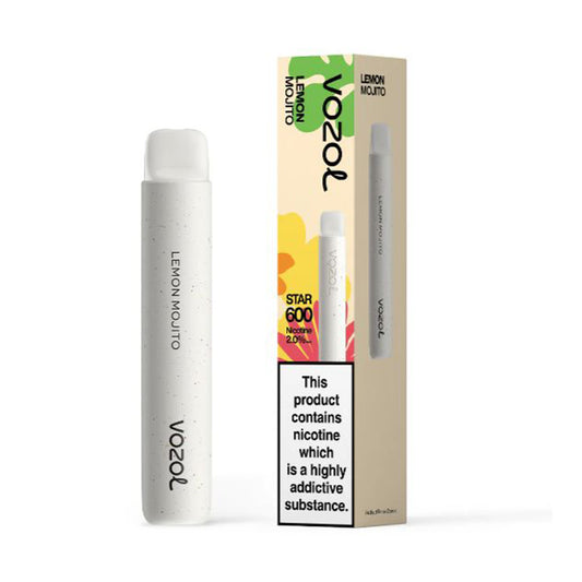 Vozol Star 600 Lemon Mojito Disposable Vape