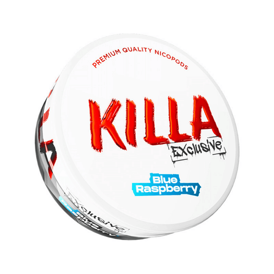 Blue Raspberry Nicotine Pouches by Killa