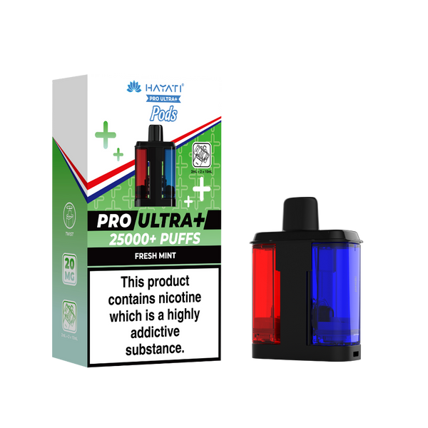 Hayati Pro Ultra Plus 25K Pods Fresh Mint | 2 For 14 Hayati Pro Ultra Plus 25K Pods Fresh Mint | 2 For 14