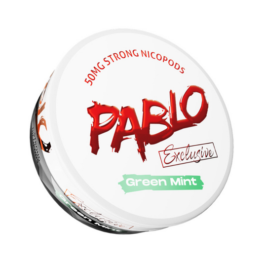 Green Mint Exclusive Nicotine Pouches by Pablo