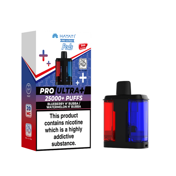 Hayati Pro Ultra Plus Pods Blueberry H'bubba / Watermelon H'bubba