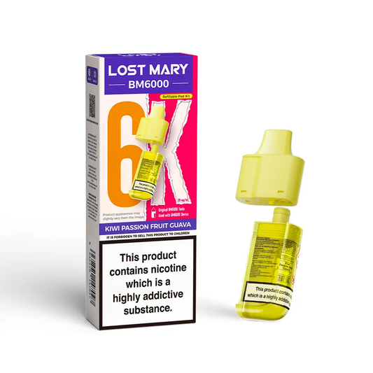 Lost Mary BM6000 Prefilled Pod Kiwi Passionfruit Guava
