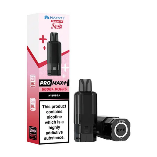 Hayati Pro Max Plus 6000 Prefilled Pods Hubba Bubba