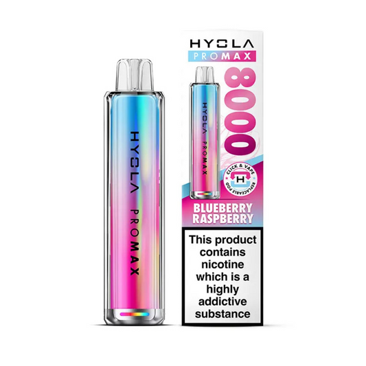 Hyola Pro Max 8000 Prefilled Pod Kit Blueberry Raspberry