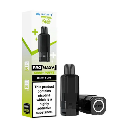 Hayati Pro Max Plus 6000 Prefilled Pods Lemon Lime