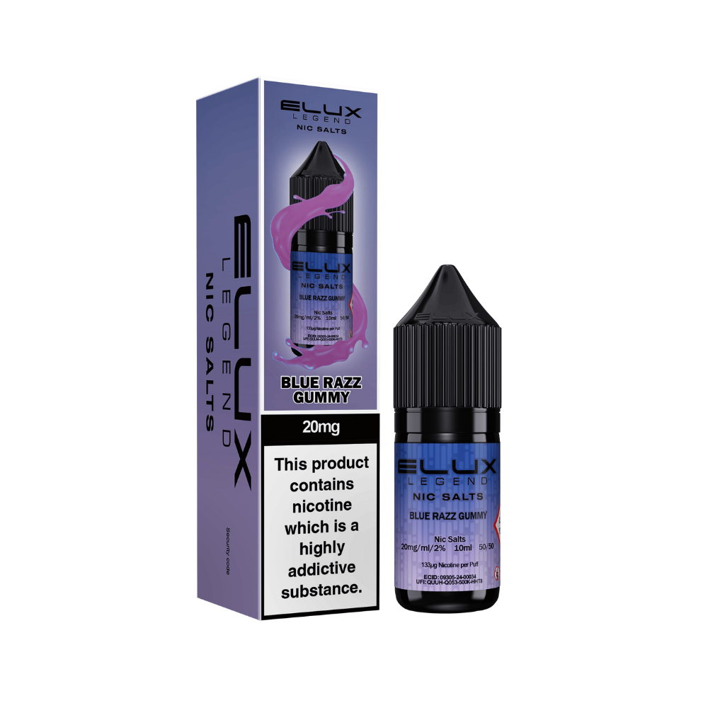 elux legend blue razz cherry nic salt Blue Razz Gummy Elux Legend Nic Salt E-liquid main image 0