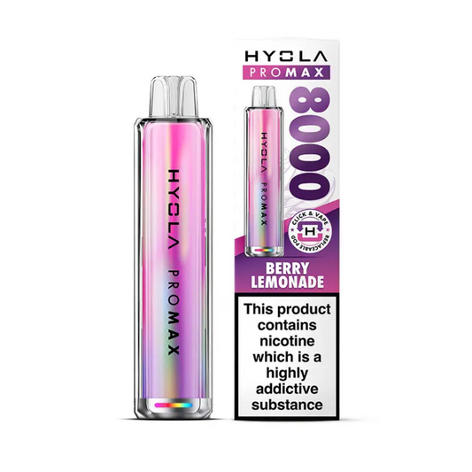 Hyola Pro Max 8000 Prefilled Pod Kit Berry Lemonade