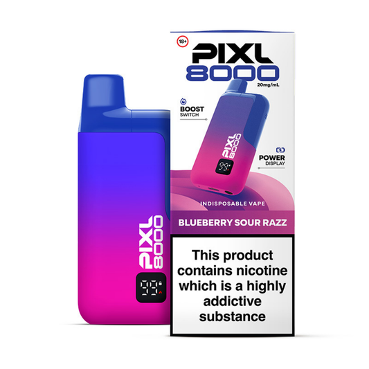Pixl 8000 Blueberry Sour Razz Refill Pods | Only 5.99 Pixl 8000 Blueberry Sour Razz Refill Pods | Only 5.99