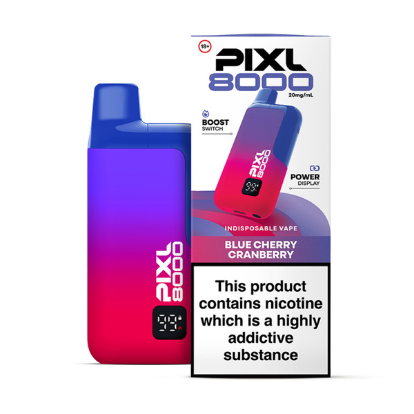 Pixl 8000 Prefilled Pod Kit Blue Cherry Cranberry