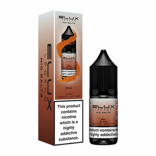 Elux Legend Nic Salts Cola E Liquid 10ml