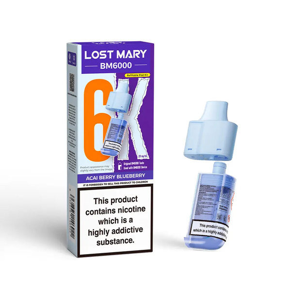Lost Mary BM6000 Refill Pod Acai Berry Blueberry | 5.49