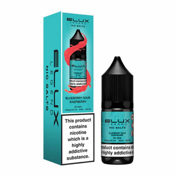 Elux Legend Nic Salts E-Liquids Blueberry Sour Raspberry