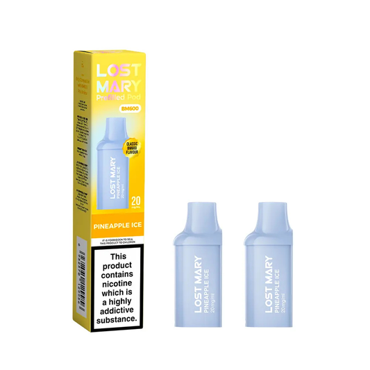 3500 Puffs Pineapple Ice Lost Mary BM600 Disposable Vape Lost Mary  Pineapple Ice Kit Australia