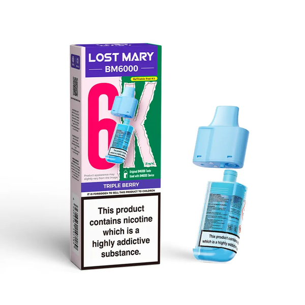 lost mary bm6000 triple berry Lost Mary MO5000 Triple Berry Ice main image 1