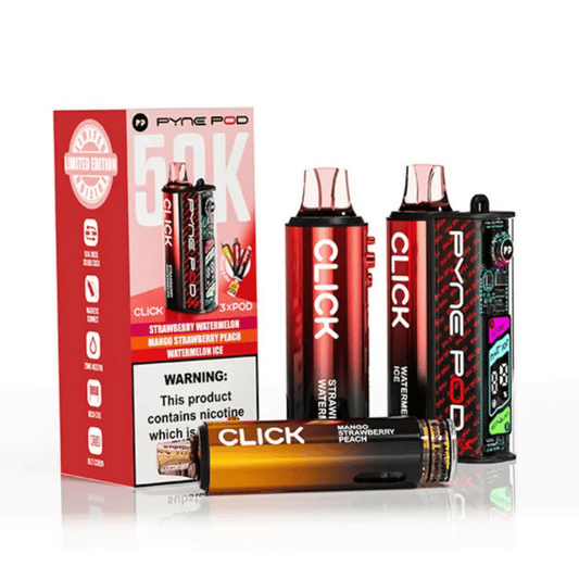 Pyne Pod Click 50k Prefilled Pod Kit Red Edition