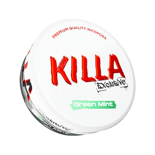 Green Mint Nicotine Pouches by Killa