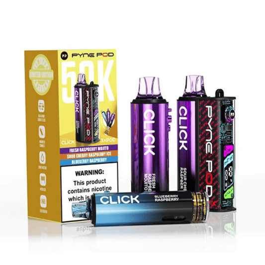 Pyne Pod Click 50k Prefilled Pod Kit | Only 10.99 Pyne Pod Click 50k Prefilled Pod Kit | Only 10.99