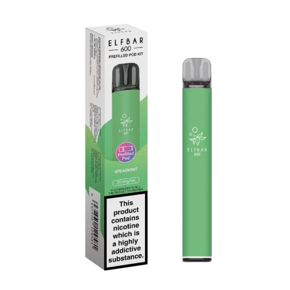 ELFBAR 600 Prefilled Pod Kit Spearmint