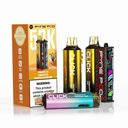 Pyne Pod Click 50k Prefilled Pod Kit Pineapple Edition