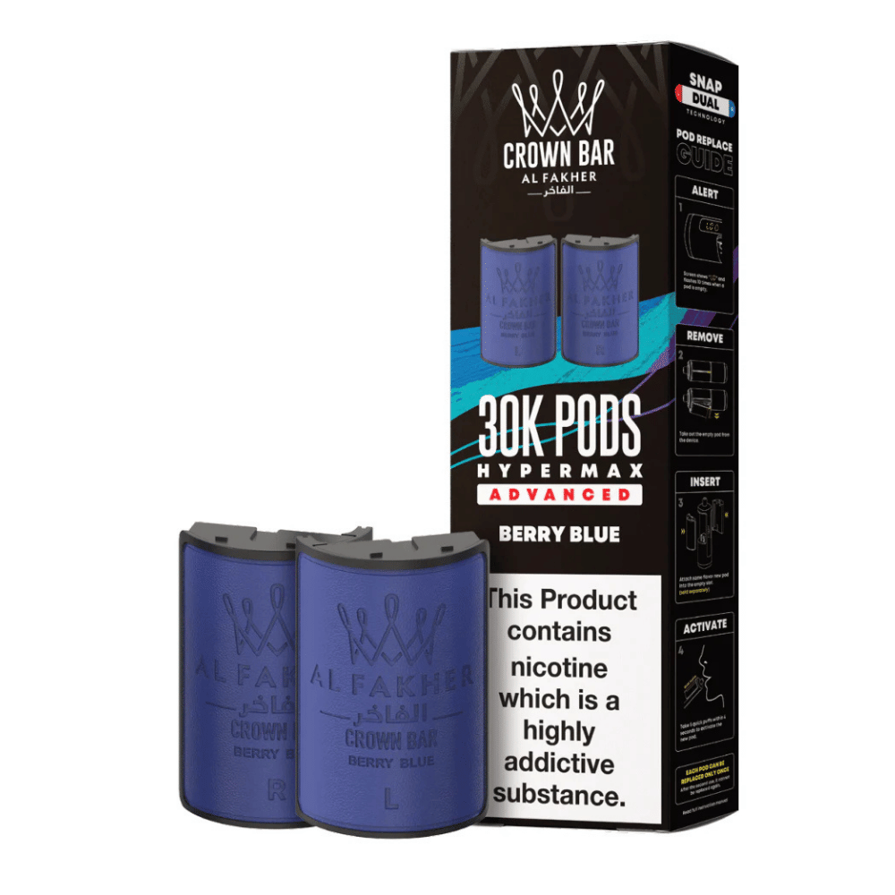 Al Fakher 30k Hypermax Prefilled Pods Berry Blue