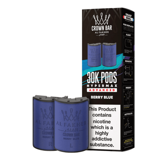 Al Fakher 30k Hypermax Prefilled Pods Berry Blue