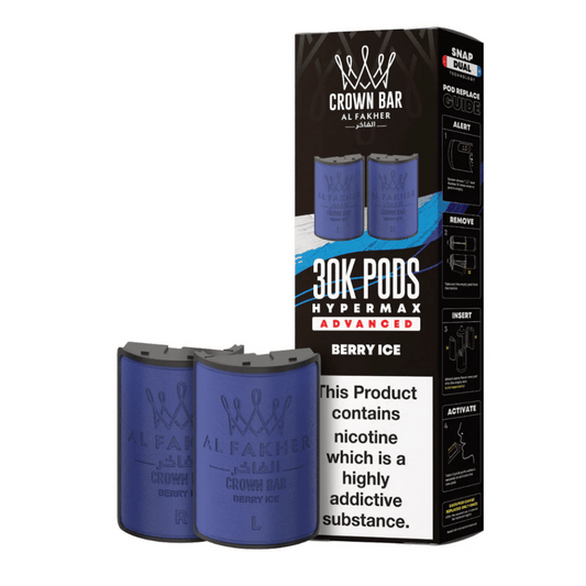 Al Fakher 30k Hypermax Prefilled Pods Berry Ice