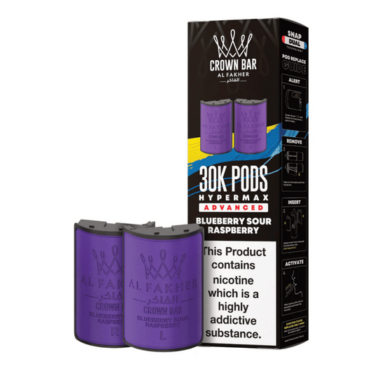 Al Fakher 30k Hypermax Prefilled Pods Blueberry Sour Raspberry