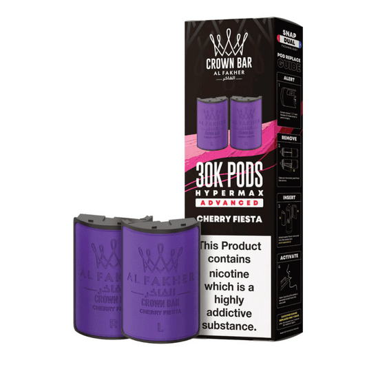 Al Fakher 30k Hypermax Prefilled Pods Cherry Fiesta