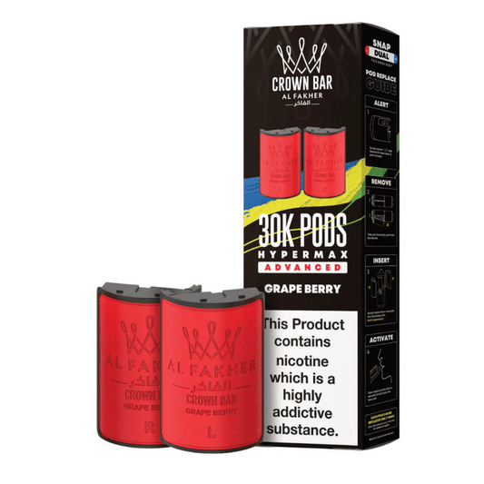 Al Fakher 30k Hypermax Prefilled Pods Grape Berry