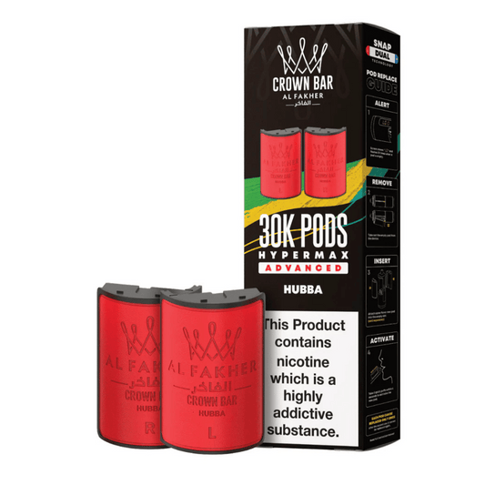 Al Fakher 30k Hypermax Prefilled Pods Hubba
