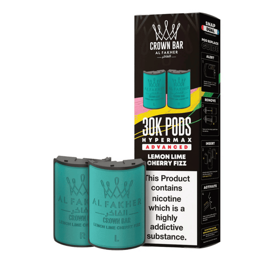 Al Fakher 30k Hypermax Prefilled Pods Lemon Lime Cherry Fizz