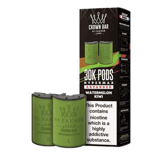 Al Fakher 30k Hypermax Prefilled Pods Watermelon Kiwi