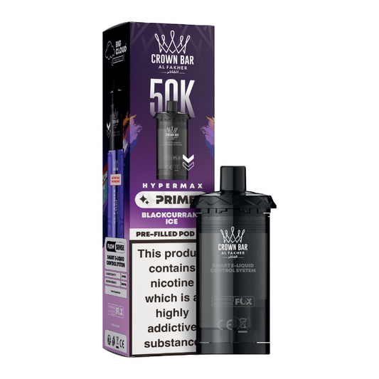 Al Fakher Hypermax Prime 50K Prefilled Pods Blackcurrant Ice