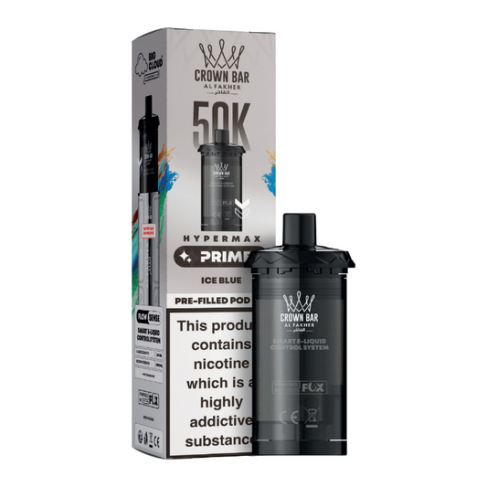 Al Fakher Hypermax Prime 50K Prefilled Pods Ice Blue