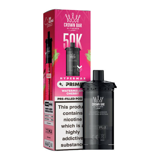 Al Fakher Hypermax Prime 50K Prefilled Pods Watermelon Cherry