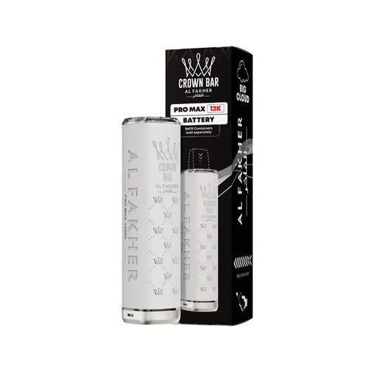 Al Fakher Crown Bar Pro Max 12K Prefilled Pod Kit White