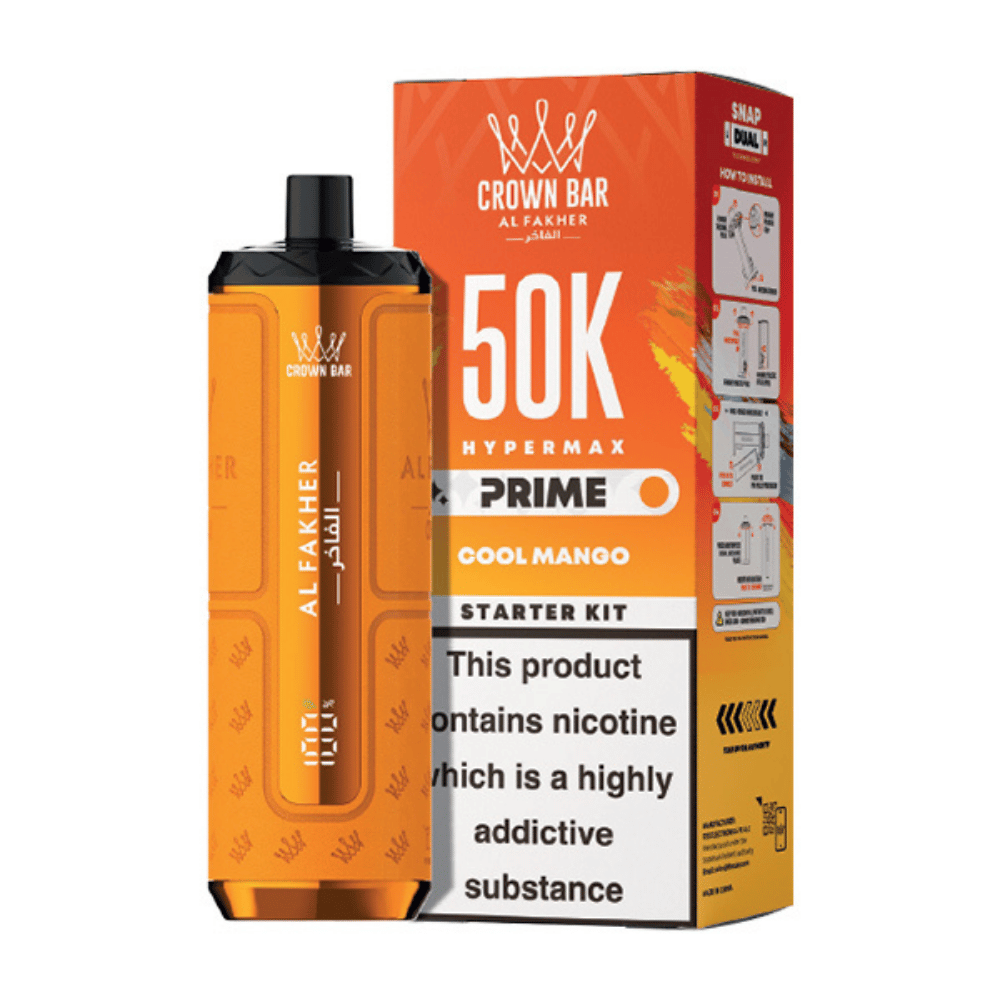Al Fakher Hypermax Prime 50K Prefilled Pod Kit Cool Mango