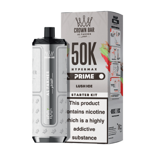 Al Fakher Hypermax Prime 50K Prefilled Pod Kit Lush Ice