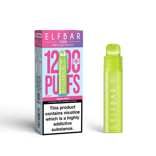 Elf Bar 1200 Apple Pear Pod Vape