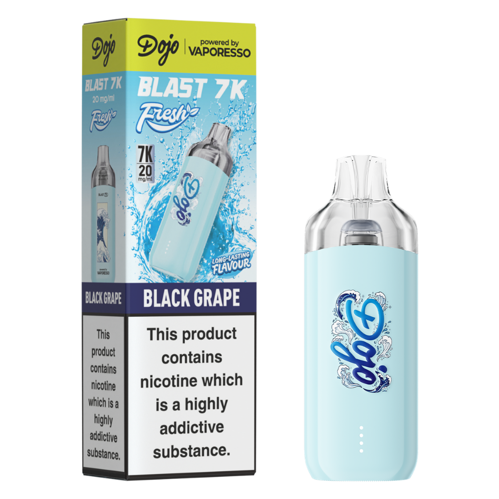 Black Grape Vaporesso Dojo Blast 7K Prefilled Pod Kit